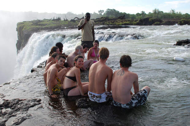 Купель Дьявола на водопаде Виктория Devils Pool 4 Купель Дьявола на водопаде Виктория