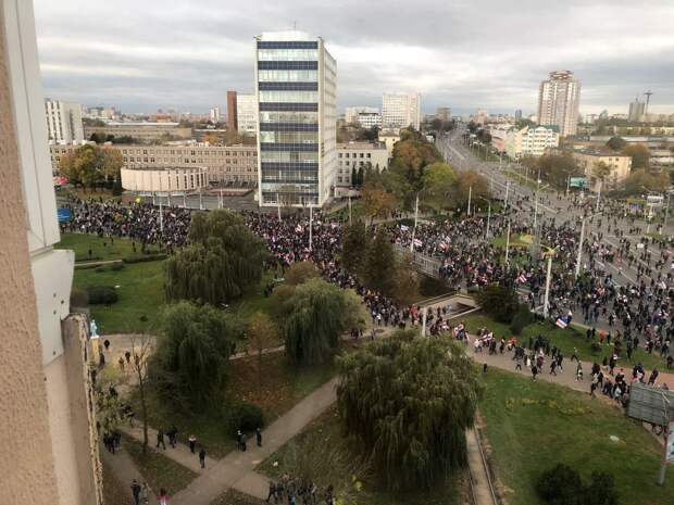 Протесты в Минске. 18.10.2020