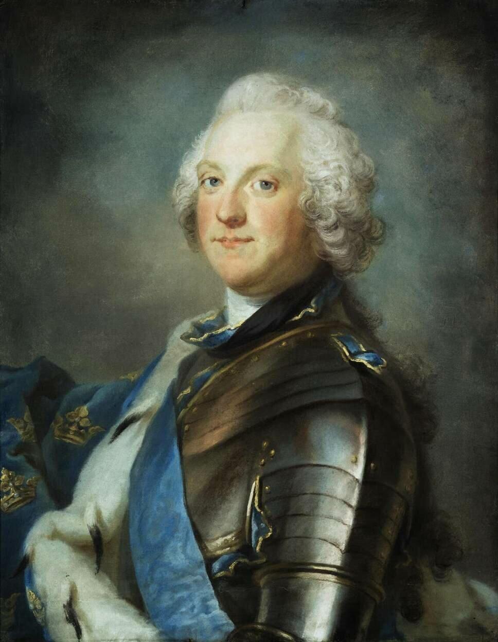 Портрет Адольфа Фредрика. Худ. Густаф Лундберг (1695 - 1786). Государственный Эрмитаж. Портрет Адольфа Фредрика. Худ. Густаф Лундберг (1695 - 1786). Государственный Эрмитаж.