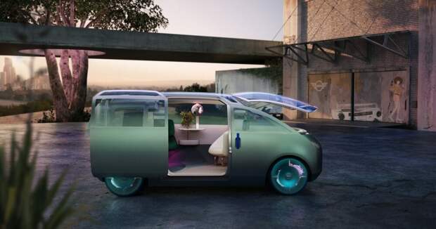 BMW представляет концепт MINI Electric Van.