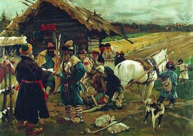 Стародавняя Русь в картинах художника Сергея Иванова.