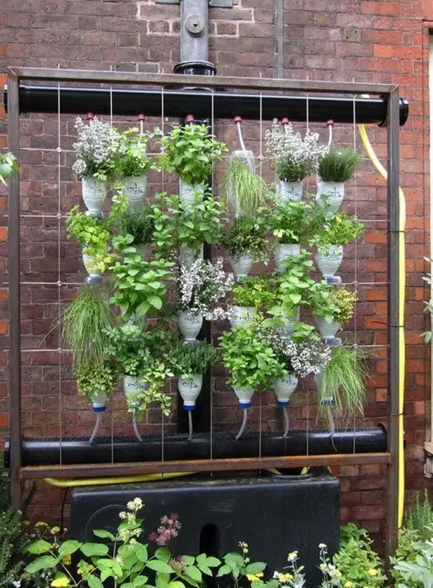 Hanging garden: #Vertical Gardening Ideas