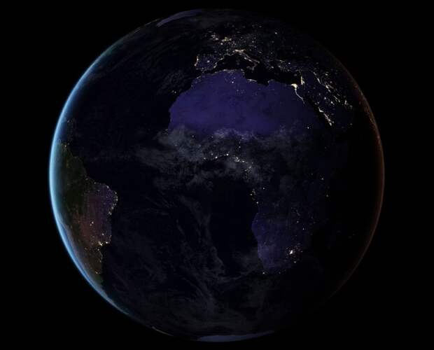 Ночная Земля в объективе NASA