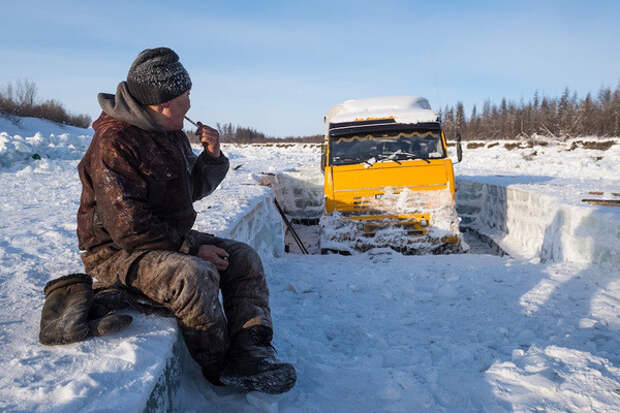 Наледи на зимниках в Якутии, или вмёрзшие исполины зимник, своими руками, якутия