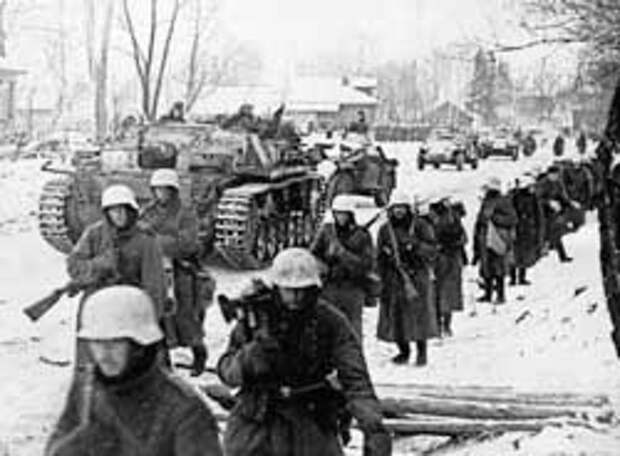 Немецкие части в Подмосковье, ноябрь 1941 г.