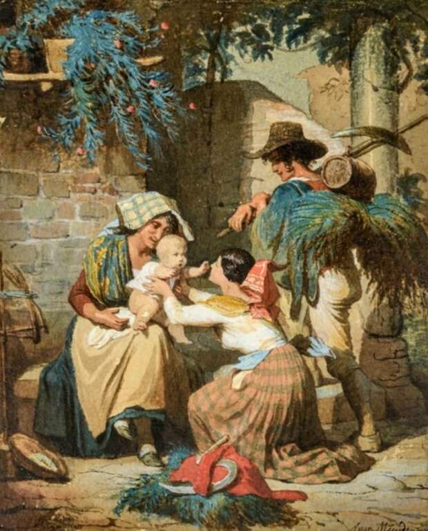художник Альфред Жак ван Мюйден (Alfred van Muyden) картины – 11