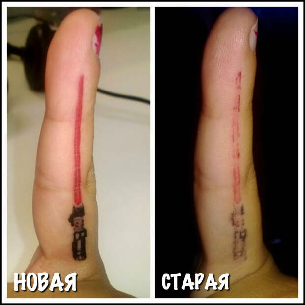 Как могут со временем меняться татуировки
