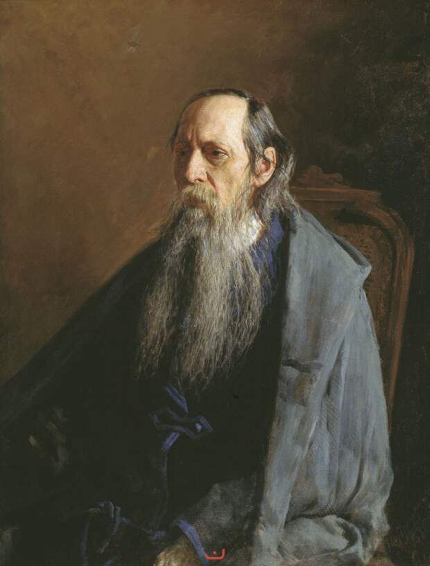 Портрет Михаила Евграфовича Салтыкова-Щедрина. Автор: Н. А. Ярошенко. (1886 год.)