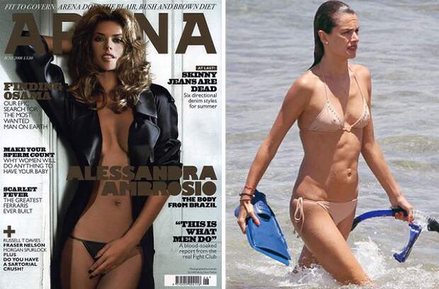 Идеальные фигуры или мастера фотошопа? Сплошной обман! Идеальные фигуры или мастера фотошопа? Сплошной обман!