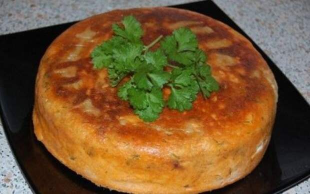 Пирог с мясом и капустой в мультиварке