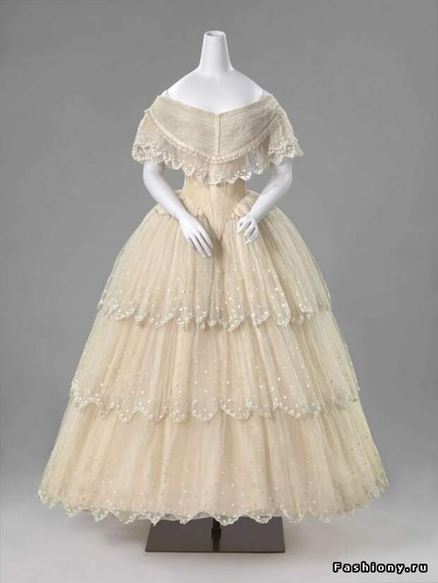 Вечернее платье, Нидерланды, 1850 г.