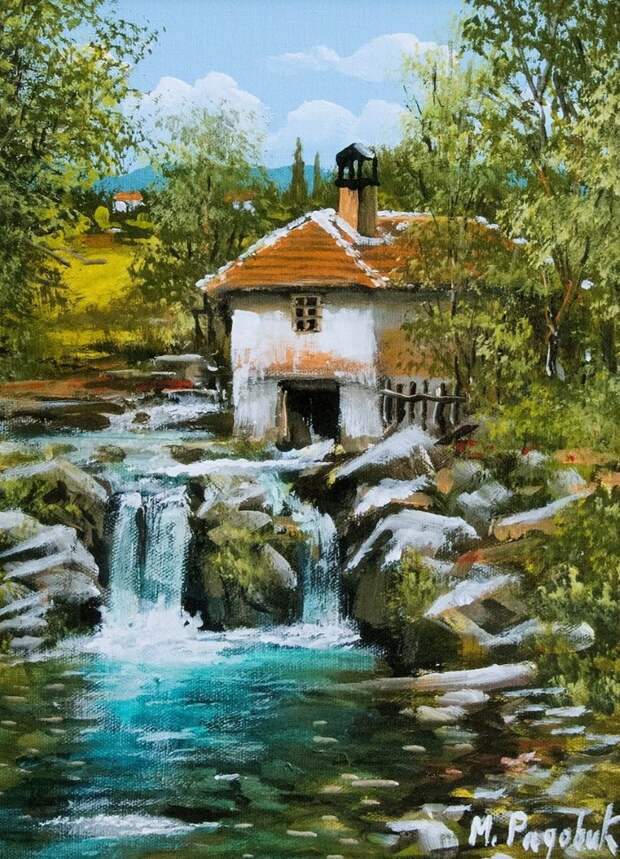Сербский художник. Miroslav Radovic Miroslav Radovic