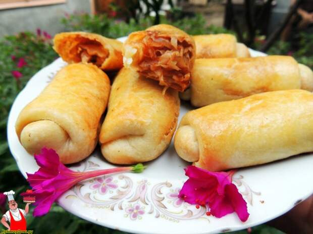 Вкусные пирожки с капустой в духовке. Вкусные пирожки с капустой в духовке.