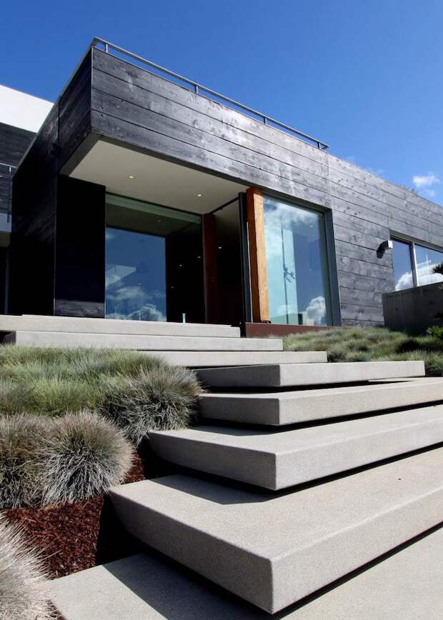 идея бетонной садовой лестницы своими руками современный стиль минимализм
