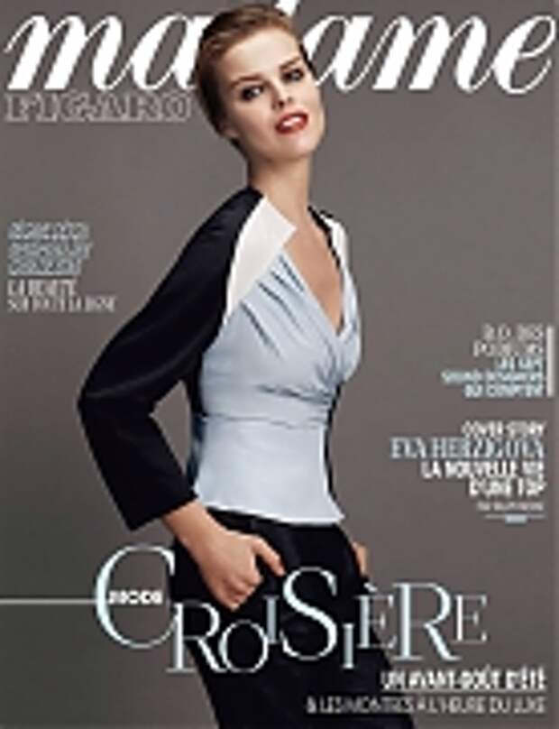 Ева Герцигова на обложке журнала «Madame Figaro» (фотограф: Ральф Меке)