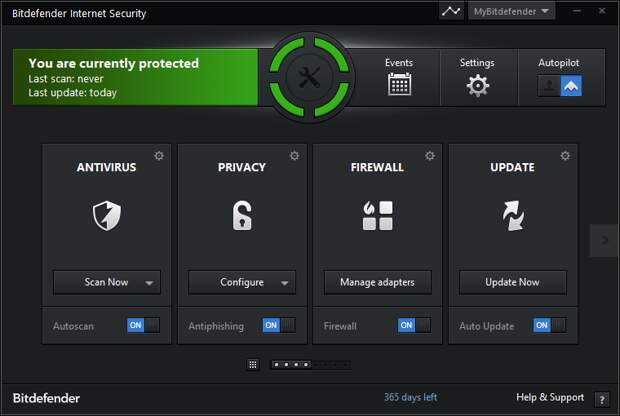Bitdefender Internet Security на 6 месяцев бесплатно