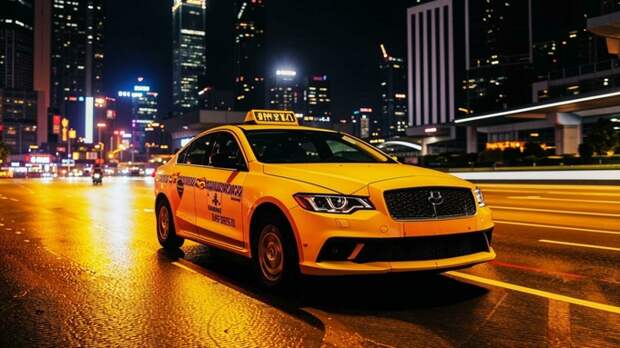 Такси / Изображение сгенерировано ИИ FusionBrain.AI от Sber AI / amic.ru