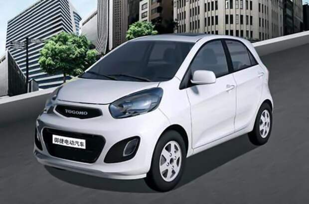 Компактный хэтчбек Yogomo 330, целиком «слизанный» с Kia Picanto.