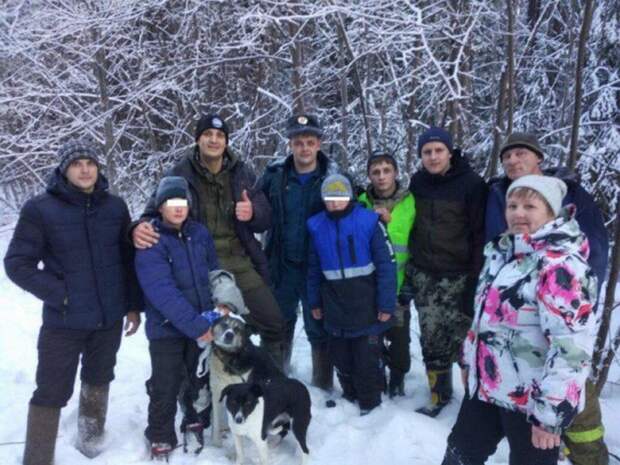 Город Кушва - собаки помогли выжить пропавшим подросткам в зимнем лесу