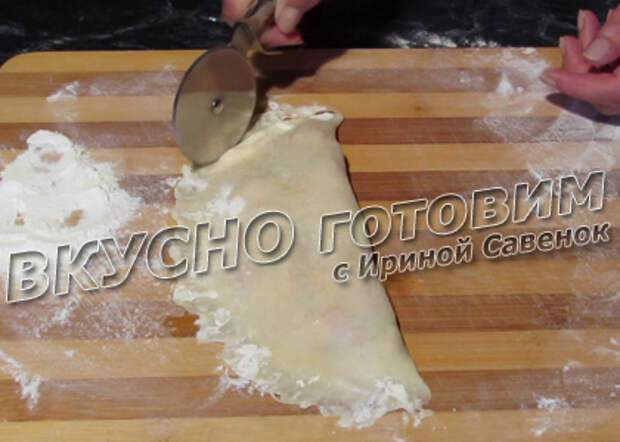 Лепешки заварные с куриной грудкой и твердым сыром - шаг 19