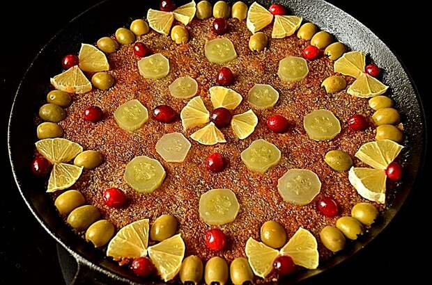 Солянка мясная на сковороде Солянка мясная на сковороде