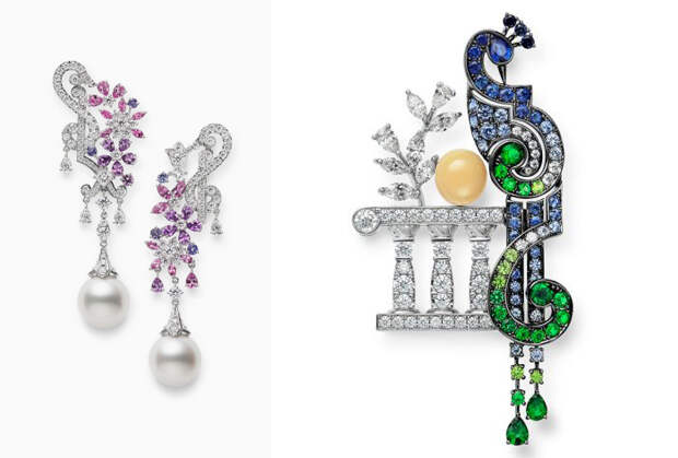 Современные украшения марки Mikimoto. Современные украшения марки Mikimoto.