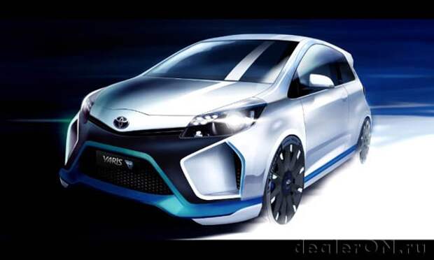 Toyota показывает гибридный Yaris Hybrid-R