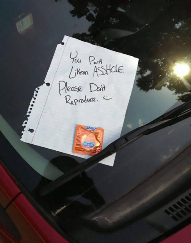 Passive-aggressive Parking Notes