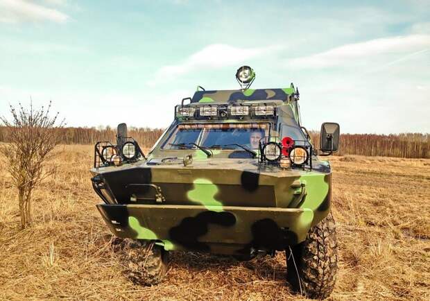 Тюнингованый БРДМ-2 БРДМ-2, брдм, военная техника, тюнинг