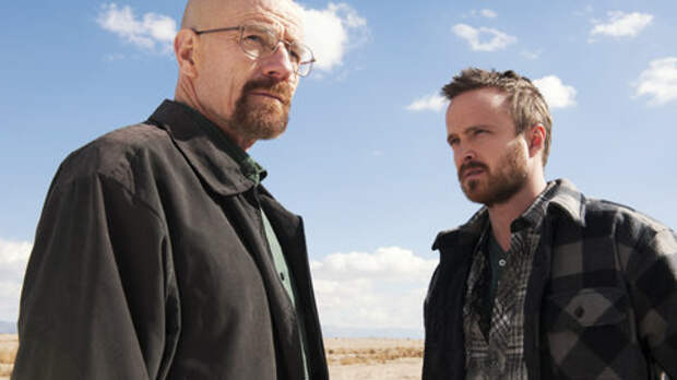 Bryan Cranston and Aaron Paul in <em&gtBreaking Bad.</em>