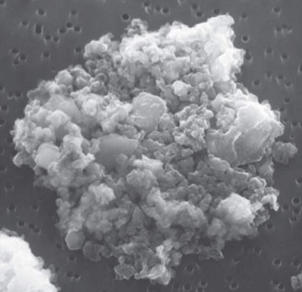 an image of an interplanetary dust particle