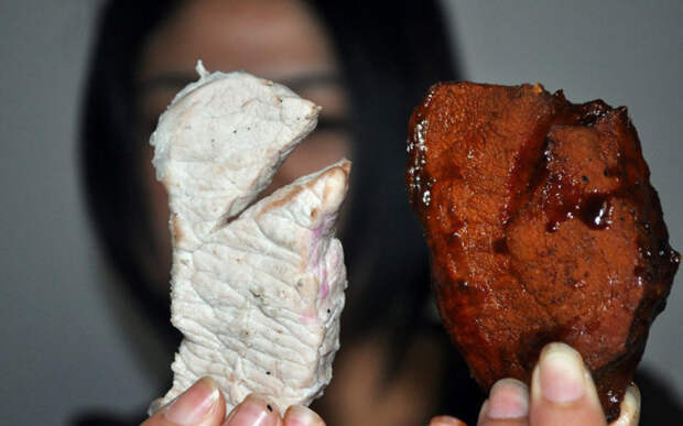 В Китае подделывают мясо