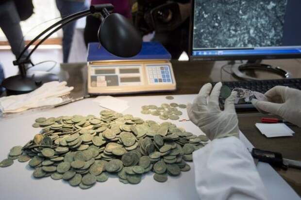 600кг римских монет найдено в Испании