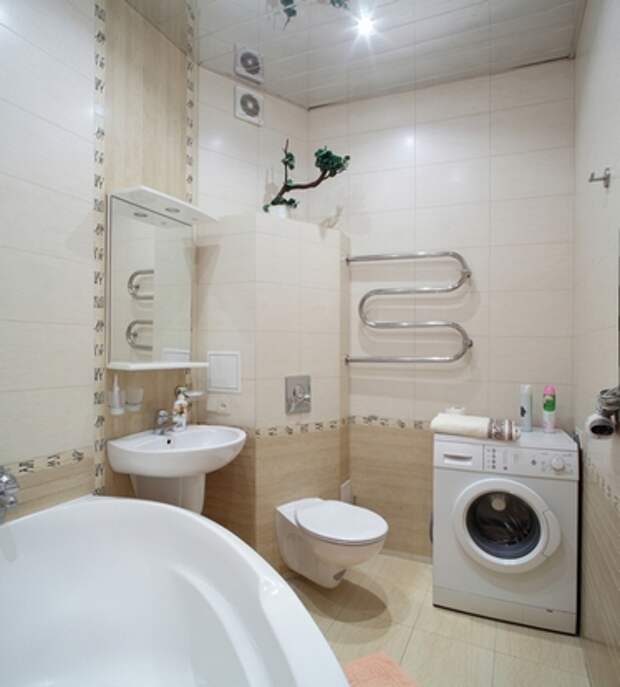 bright and clean european toilet