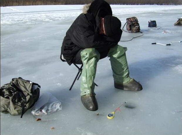 Зимняя рыбалка - это удовольствие, которое можно получить не раздеваясь зимняя рыбалка, мужское, рыбалка