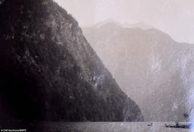 Природный ландшафт - гора и озеро адольф гитлер, гитлер, исторические фотографии, ретрофото, фотоальбом