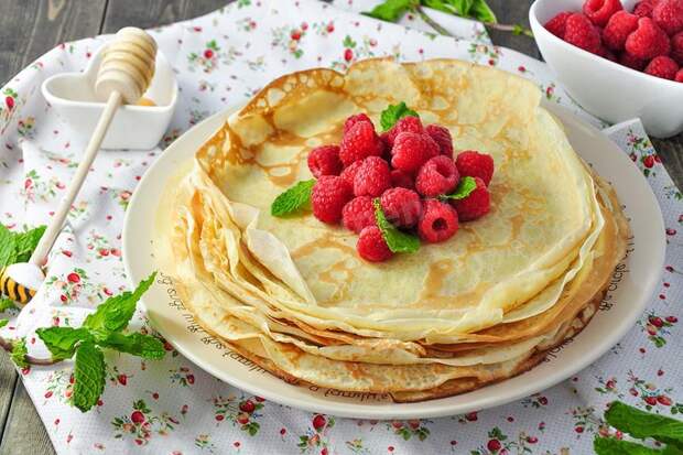 Простой рецепт блинов без лактозы, глютена и сахара