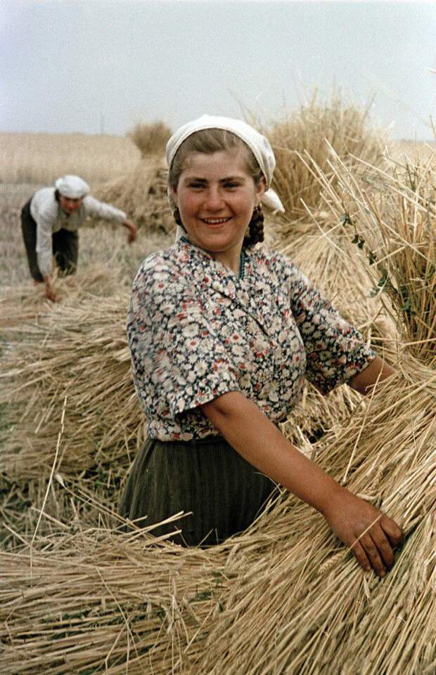 1950-е в цветных фотографиях 50-е года, фото, CCCP