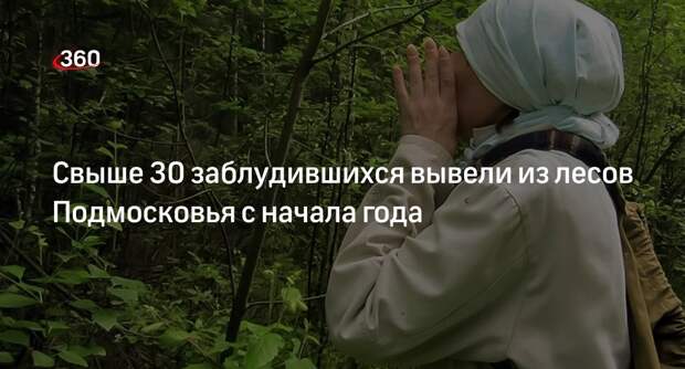 Свыше 30 заблудившихся вывели из лесов Подмосковья с начала года