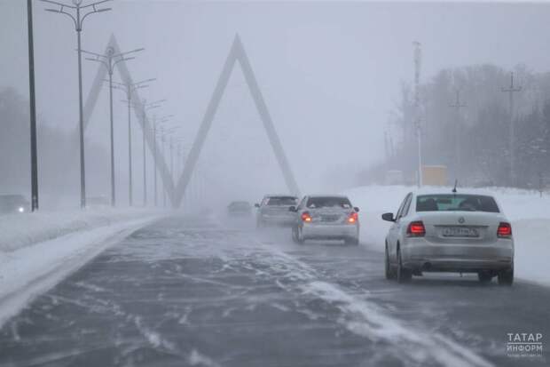 Якындагы тәүлектә Татарстанда көчле җил һәм кар көтелә