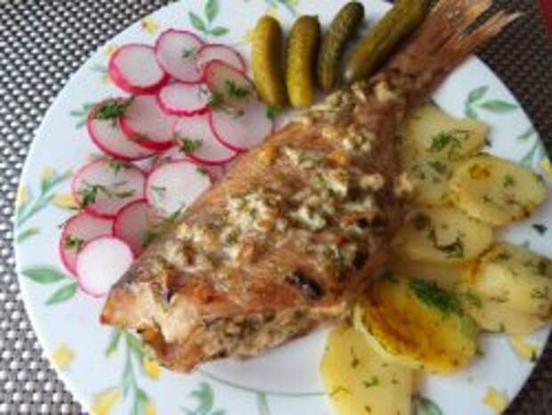 Морской окунь в духовке - рыбный деликатес