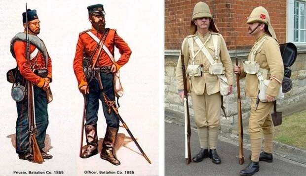 Британские колониальные войска.