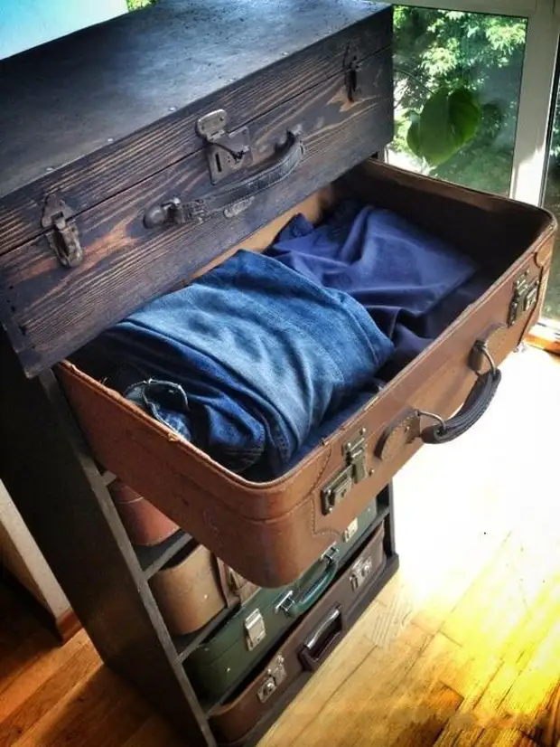 Что можно сделать из старого чемодана своими руками