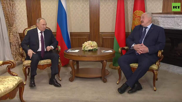 Переговоры Владимира Путина и Александра Лукашенко