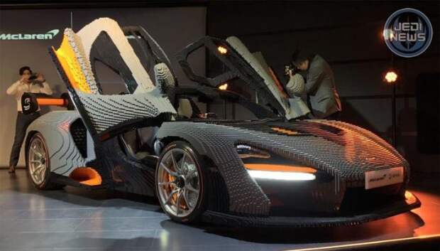Полноразмерный гиперкар McLaren Senna, созданный из Lego