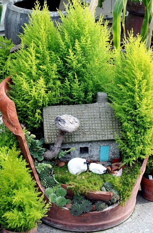 broken-pot-fairy-garden-3