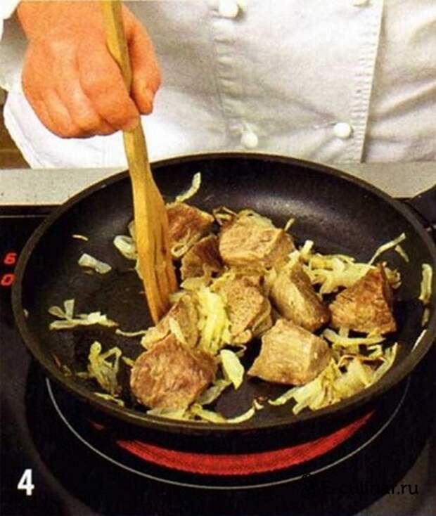 Рецепт Бульон мясной с фаршированными огурцами шаг приготовления 4