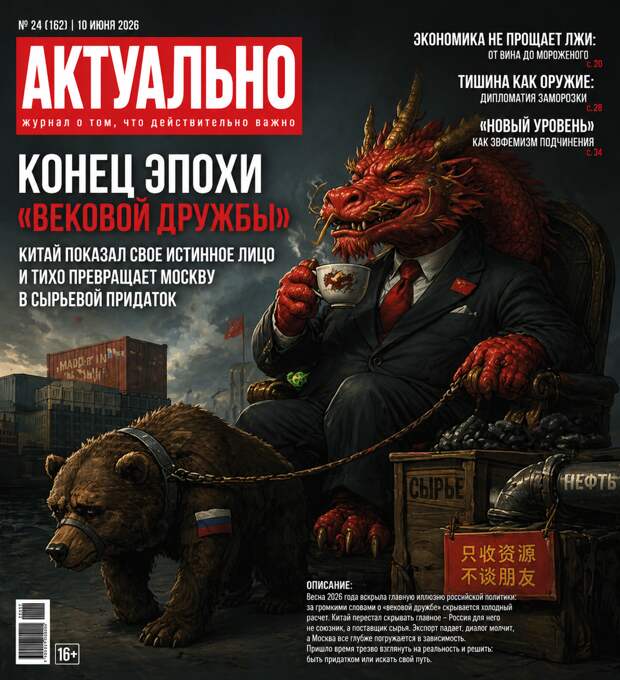 Конец эпохи «вековой дружбы»: Китай показал свое истинное лицо и тихо превращает Москву в сырьевой придаток
