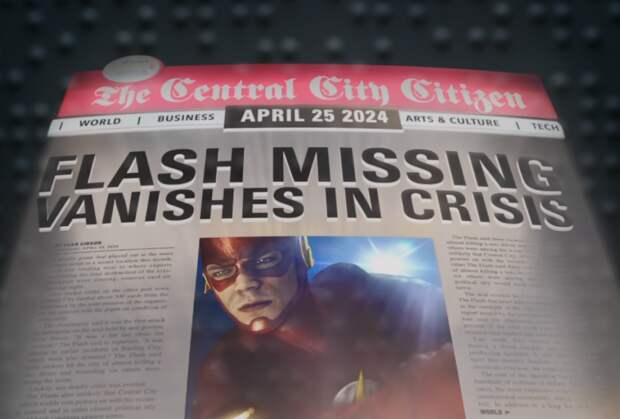Grant Gustin Marks Arrival of Flash’s April 25, 2024 Crisis Date, Happily Reports: I Have Not ‘Vanished’!
