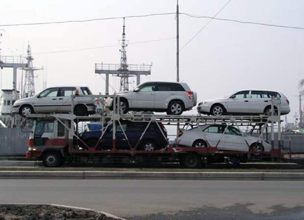 Доставка машин из японии в россию
